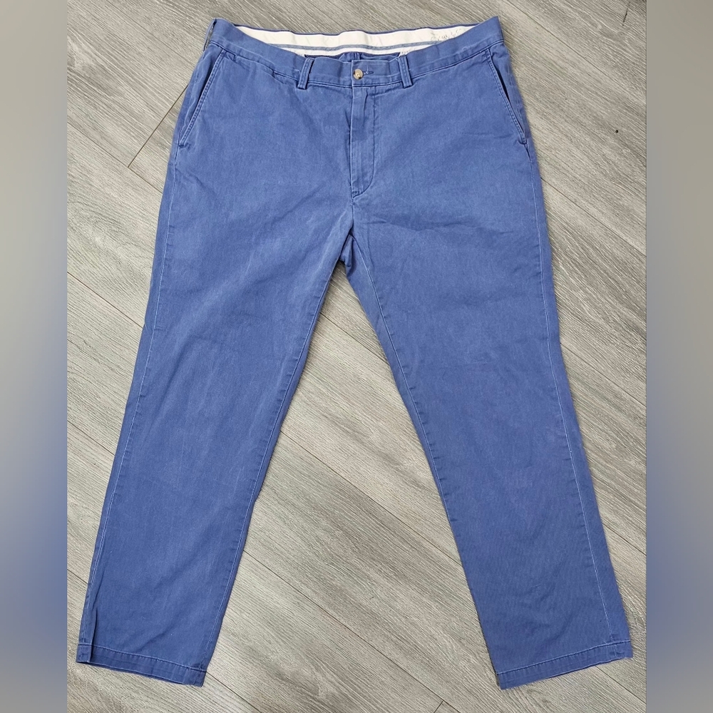 Polo Ralph Lauren Men’s 38x32 Blue Chinos Classic Fit 100% Cotton Pants
